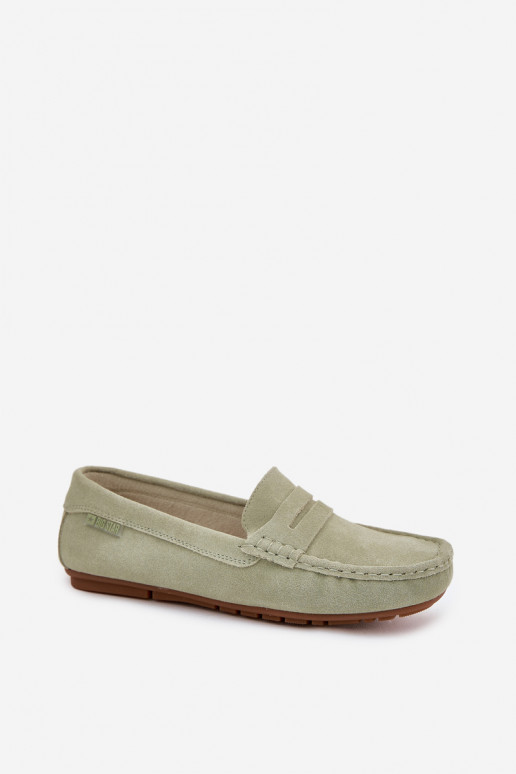 Mocassins en daim verts Big Star RR274945