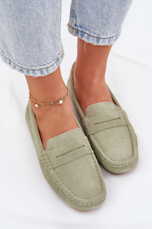 Mocassins en daim verts Big Star RR274945