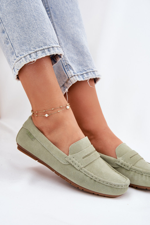 Mocassins en daim verts Big Star RR274945