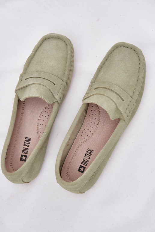 Mocassins en daim verts Big Star RR274945