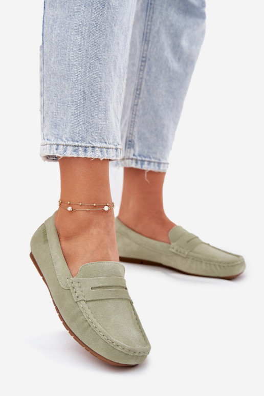 Mocassins en daim verts Big Star RR274945