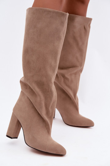Bottines à talons en sable Adoria 2