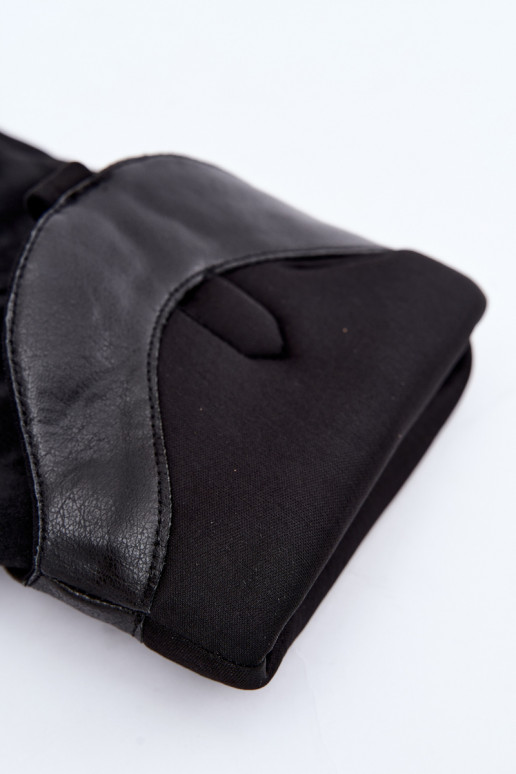 Bottes hautes pour femmes style cowboy avec talons en noir Kalena