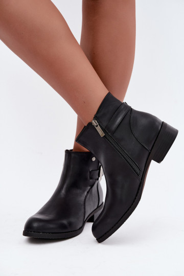 Bottines isolées pour femmes avec boucle décorative Medicine RIN16-OBD421-99X, noir 2