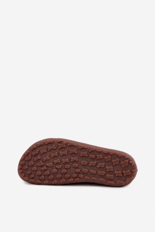 Mocassins en daim synthétique Barefoot Zazoo 10220, marron