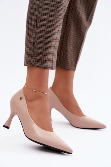 Bottines à talons Vinceza 62323 couleur sable 2