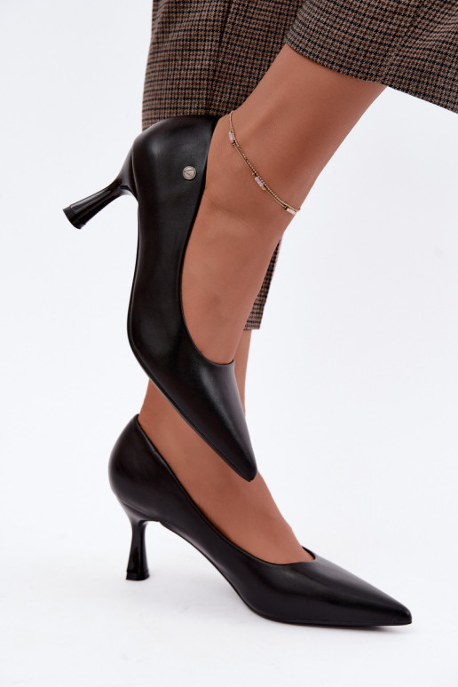 Bottines à talons Vinceza 62323 couleur noire