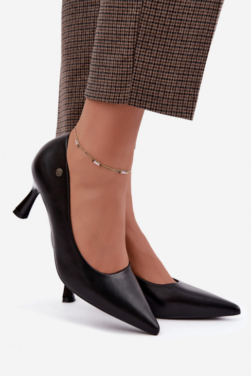 Bottines à talons Vinceza 62323 couleur noire