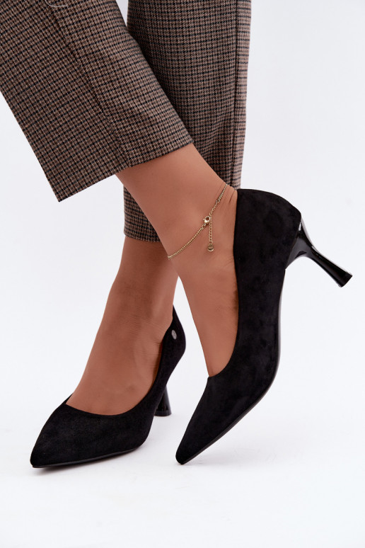Bottines à talons Vinceza 62323 couleur noire