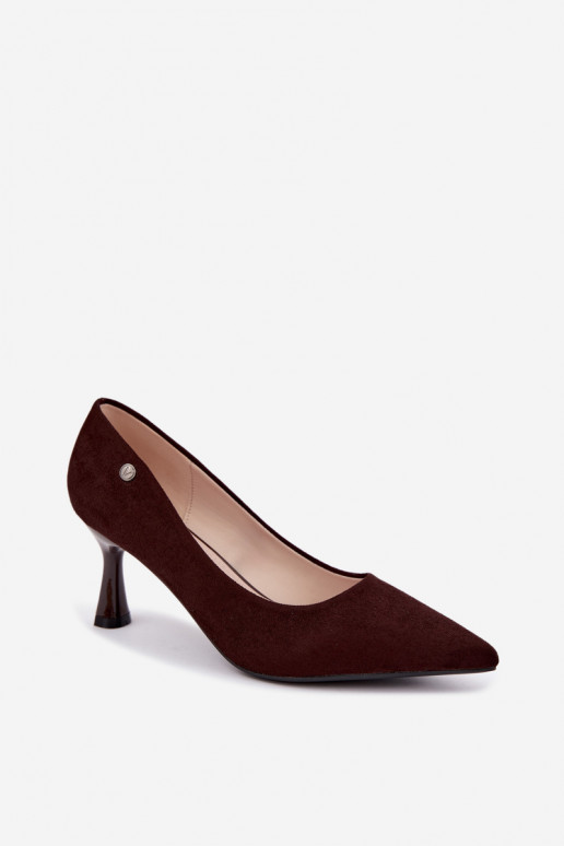 Bottines à talons Vinceza 62323 couleur chocolat