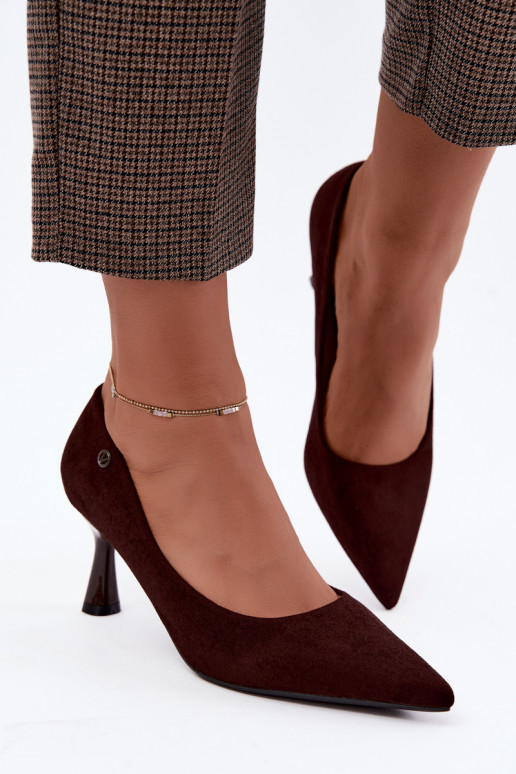 Bottines à talons Vinceza 62323 couleur chocolat