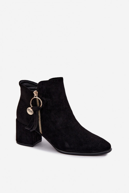 Bottines Imara couleur noire avec talons