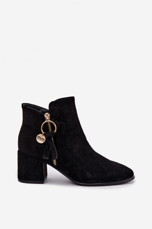 Bottines Imara couleur noire avec talons