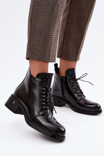 Bottines isolées Klocke S.Barski HY62-8112 en couleur noire