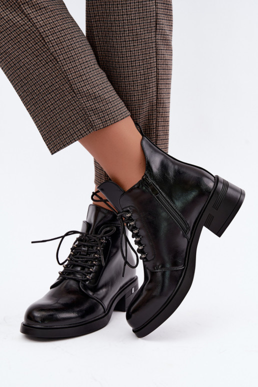 Bottines isolées Klocke S.Barski HY62-8112 en couleur noire