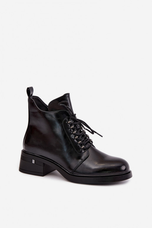 Bottines isolées Klocke S.Barski HY62-8112 en couleur noire