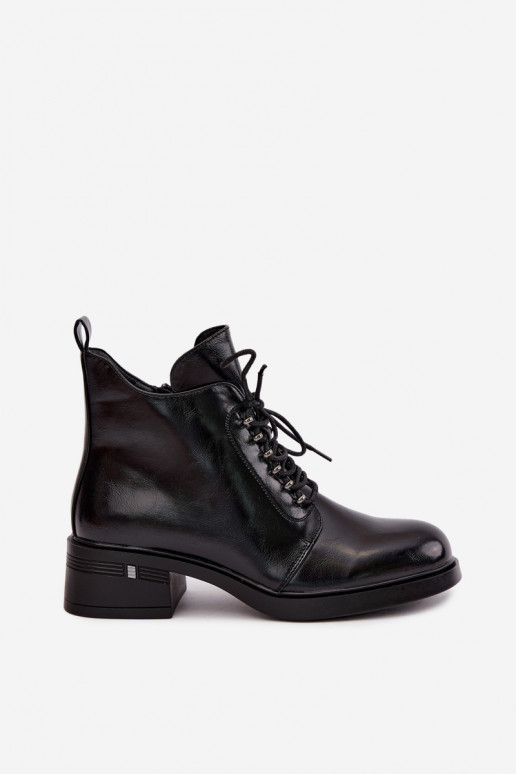 Bottines isolées Klocke S.Barski HY62-8112 en couleur noire