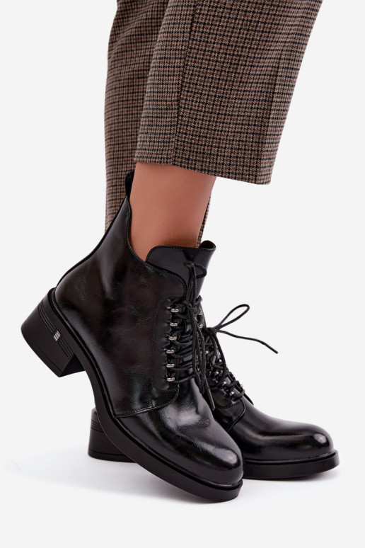 Bottines isolées Klocke S.Barski HY62-8112 en couleur noire