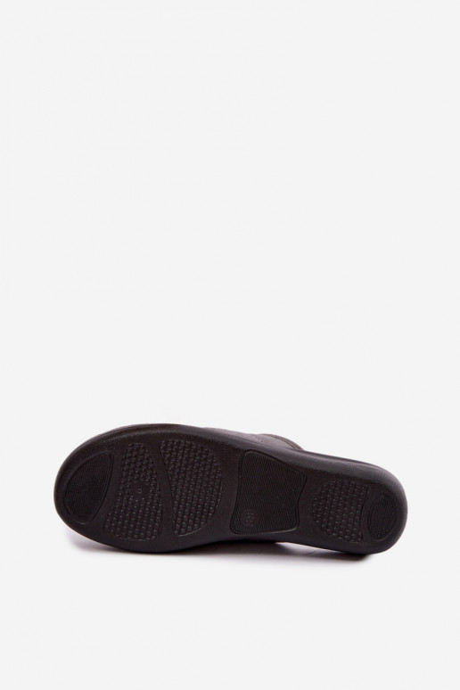 Tongs en couleur grise Inblu CF000052