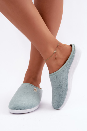 Chaussons en couleur menthe Inblu EC000102
