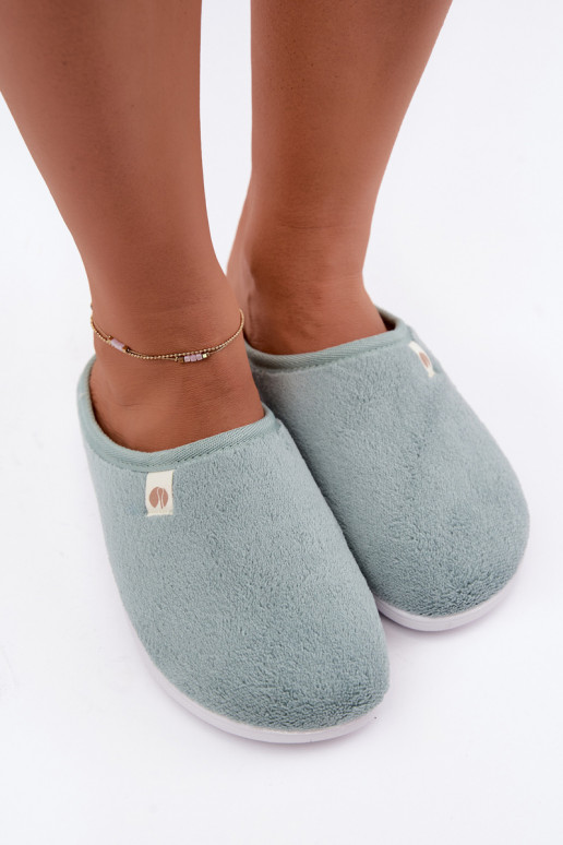 Chaussons en couleur menthe Inblu EC000102