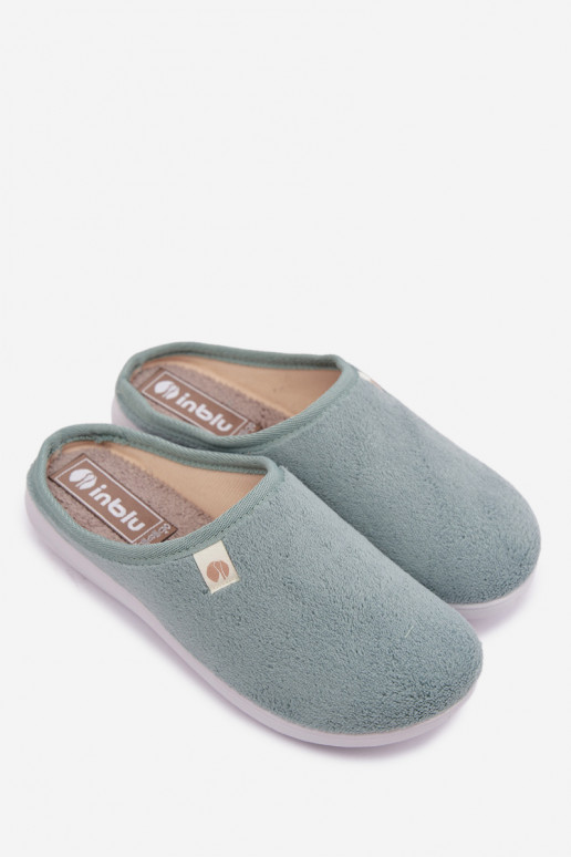 Chaussons en couleur menthe Inblu EC000102