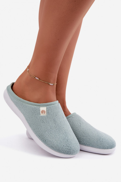 Chaussons en couleur menthe Inblu EC000102