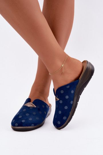 Chaussons femme Inblu OD000014 bleu foncé 2