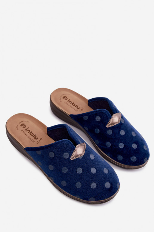 Chaussons femme Inblu OD000014 bleu foncé