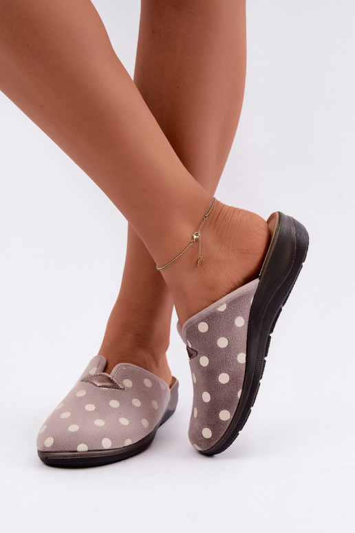 Chaussons femme Inblu OD000014 gris