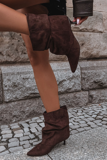 Bottines à enfiler avec talons en simili daim Loralia 2