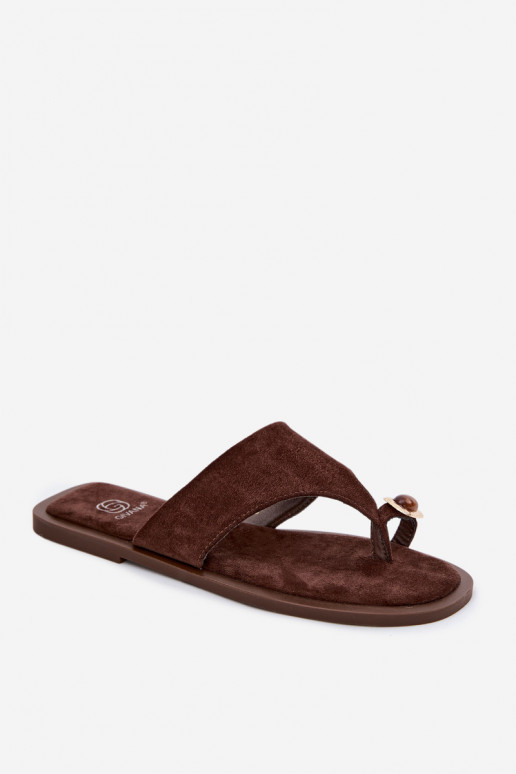 Chaussons plats pour femmes avec détails décoratifs Fedira