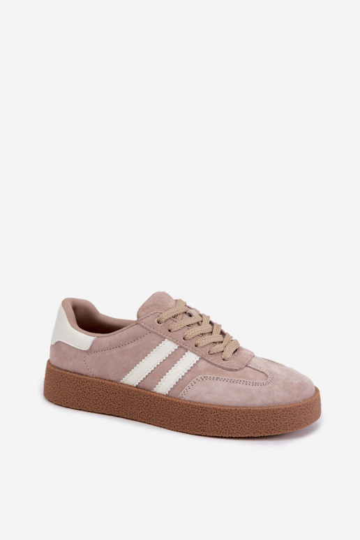 Sneakers en daim sable Bellmont