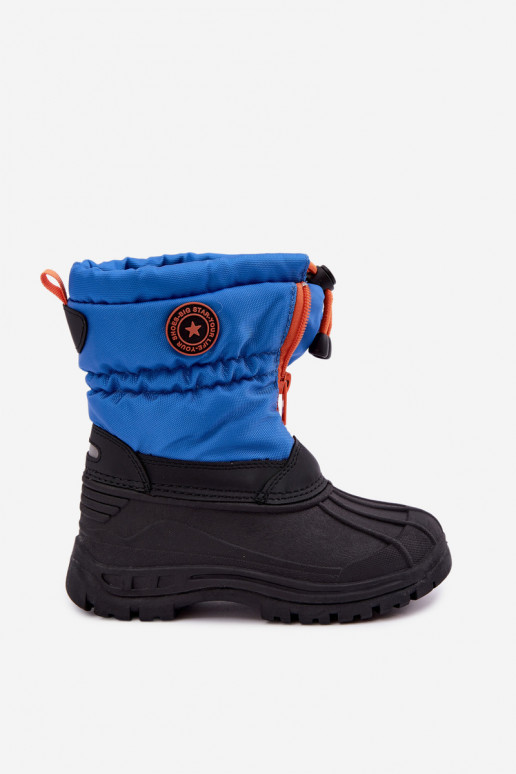 Bottes à neige pour enfants bleu-noir Big Star SS374032