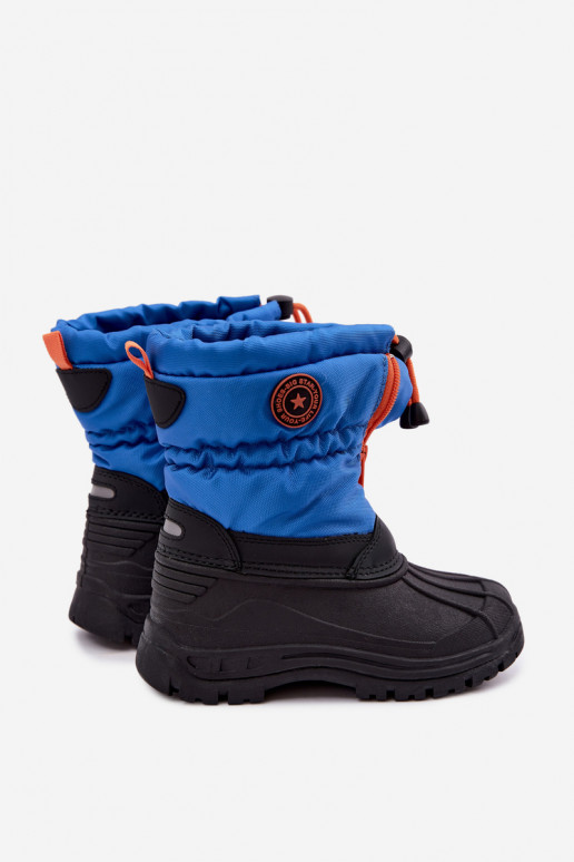 Bottes à neige pour enfants bleu-noir Big Star SS374032