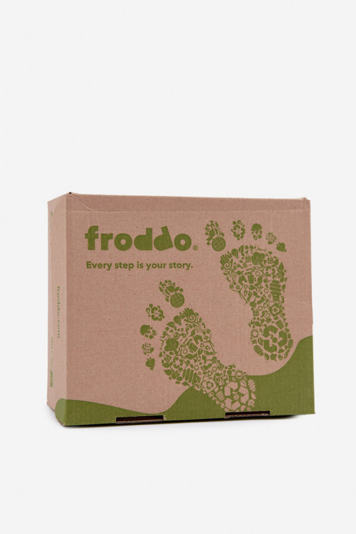 Chaussures en daim pour enfants marron Barefoot Froddo G2110157-1