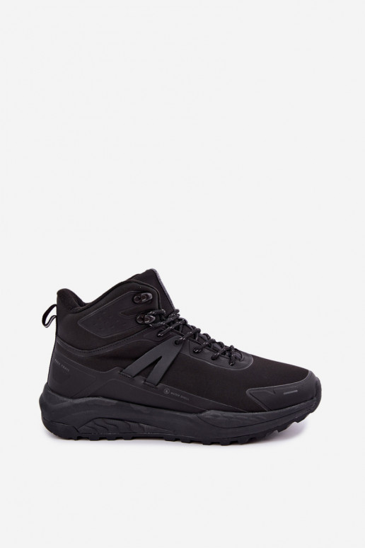 Bottes de randonnée isolées pour hommes imperméables en noir Koby