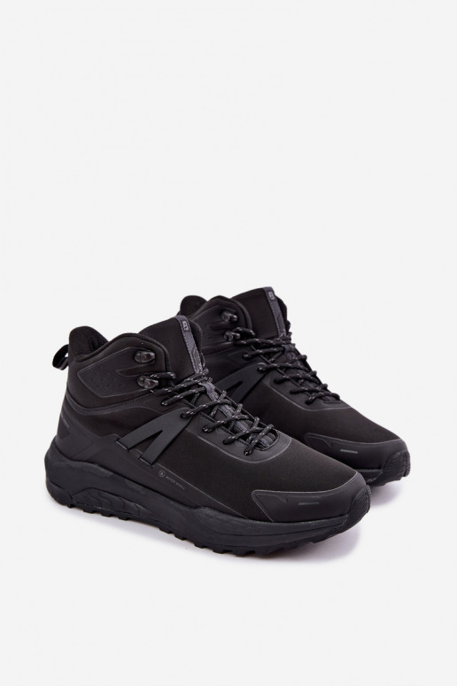 Bottes de randonnée isolées pour hommes imperméables en noir Koby