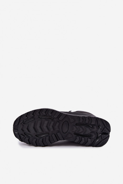 Bottes de randonnée isolées pour hommes imperméables en noir Koby
