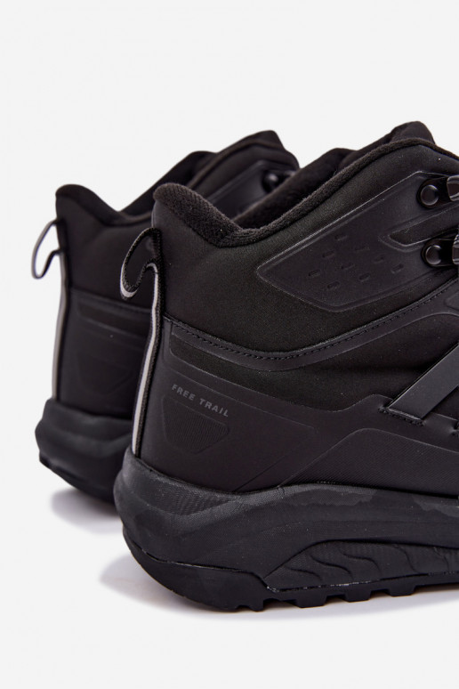 Bottes de randonnée isolées pour hommes imperméables en noir Koby