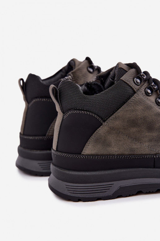 Bottes de randonnée isolées pour hommes en gris Nivelle
