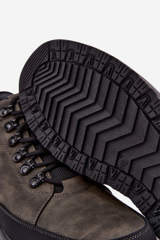 Bottes de randonnée isolées pour hommes en gris Nivelle