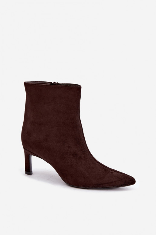Bottines chaudes pour femmes avec talons fins Carlia