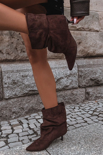 Bottines à enfiler avec talons en simili daim Loralia 2