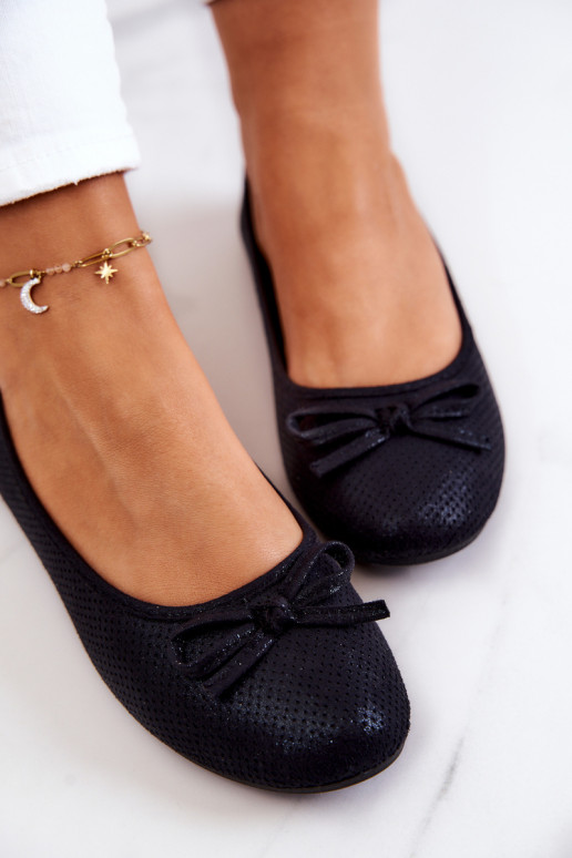Ballerines classiques avec semelle intérieure profilée Fimme couleur noire
