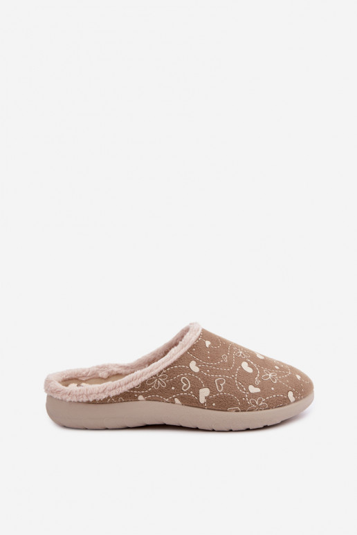Chaussons verts pour femmes avec motifs Inblu ET000041