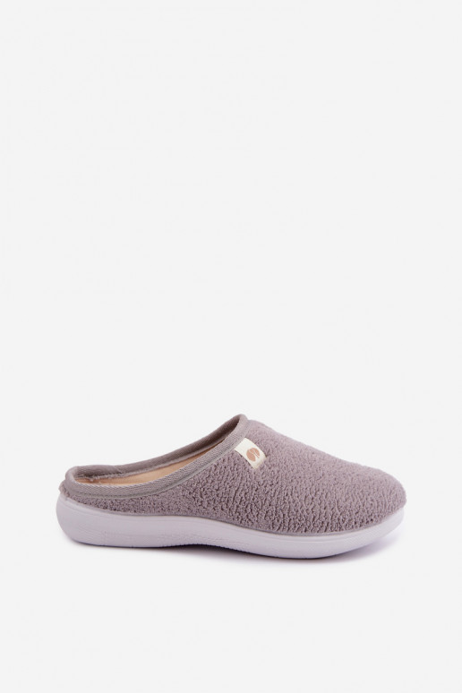 Chaussons gris pour femmes Inblu EC000102