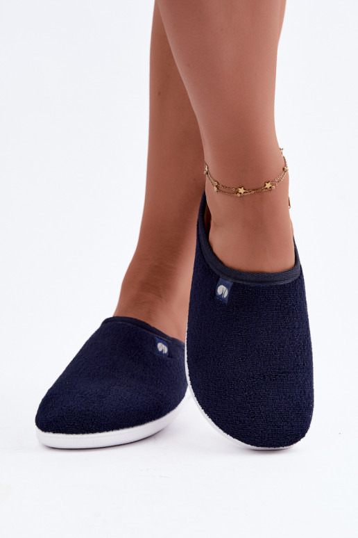 Chaussons bleus foncés pour femmes Inblu EC000102