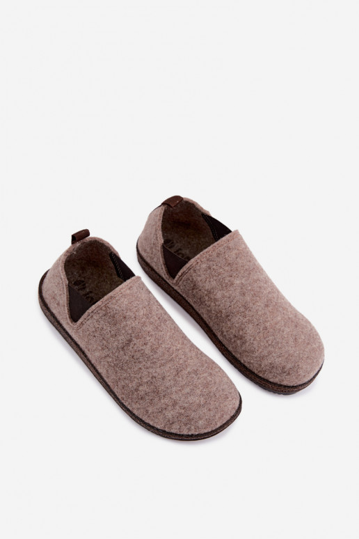 Chaussons couleur sable pour femmes Inblu NL000013