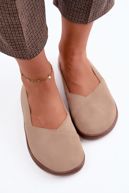 Ballerines chaudes pour femmes en simili daim Mirelia